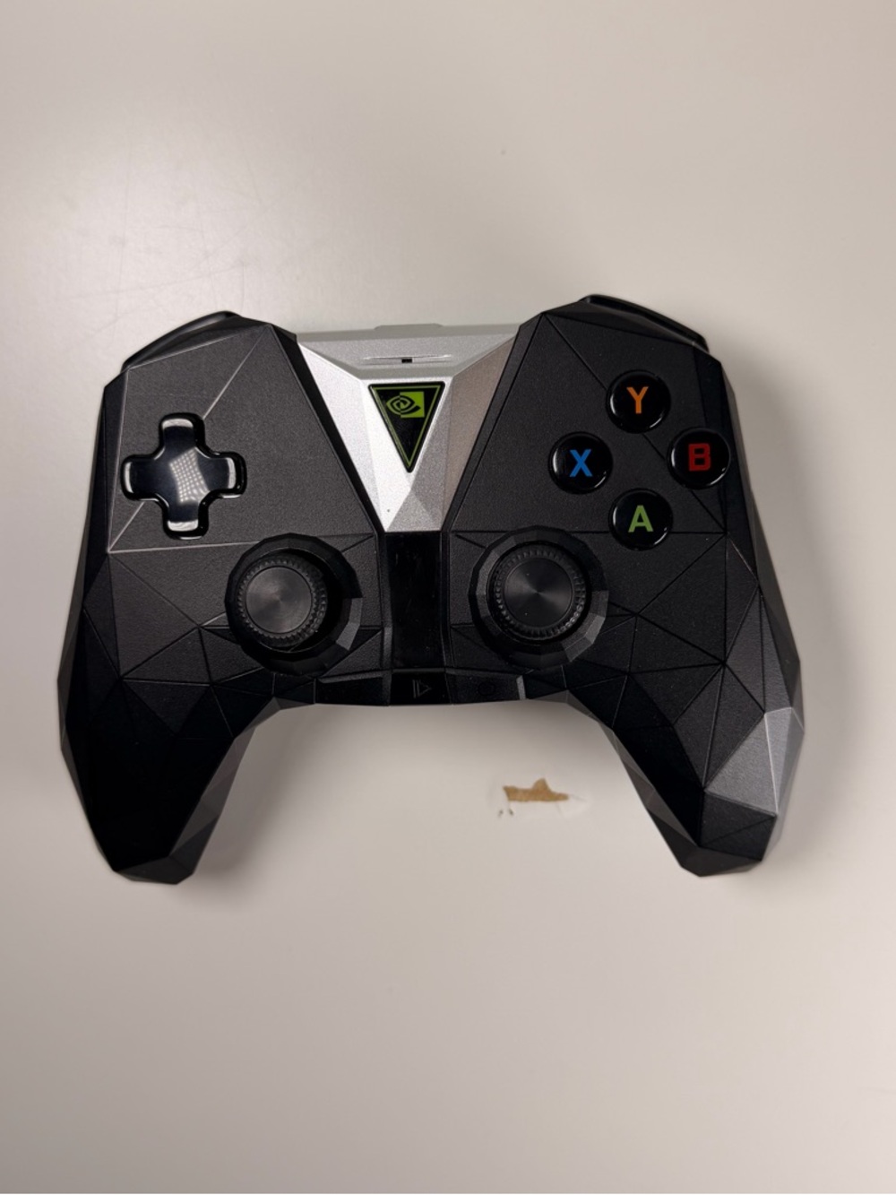 NVIDIA Black Wireless Game Controller with Colored Face Buttons